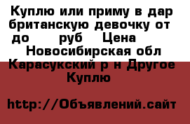 Куплю или приму в дар британскую девочку от 0 до 1500 руб. › Цена ­ 0-1500 - Новосибирская обл., Карасукский р-н Другое » Куплю   